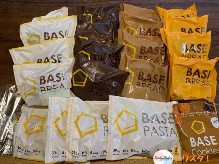 BASE FOOD(初回スタートセット）パスタ＆パン12食内容